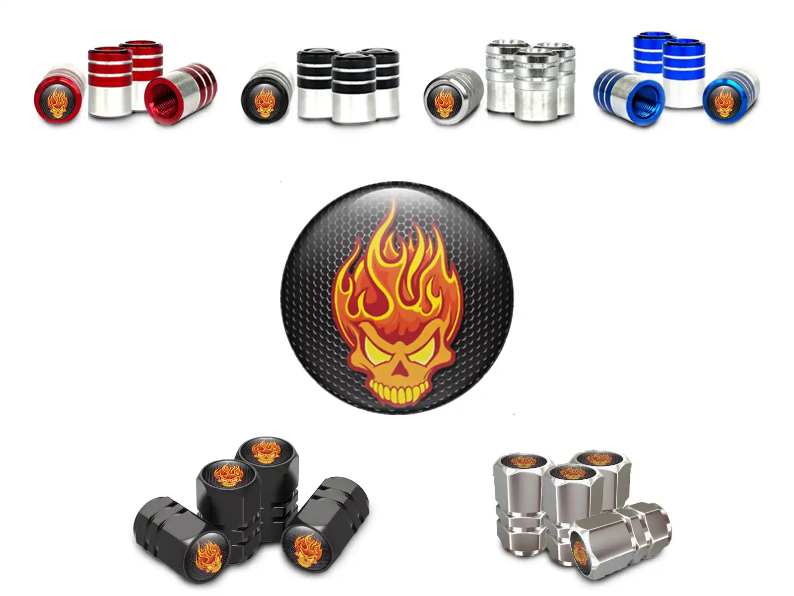 Tire Valve Caps Bicycle Luxury